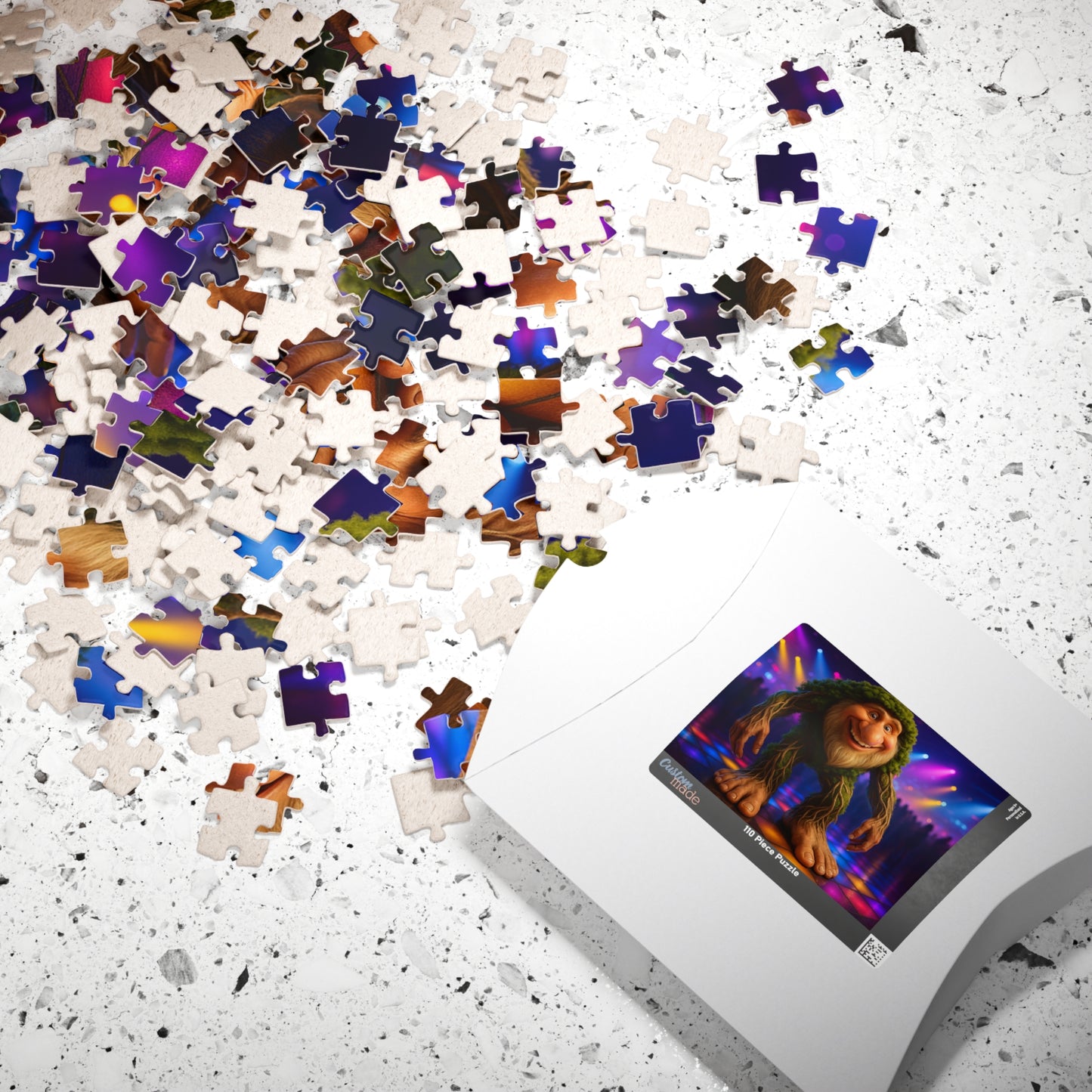 Dance Floor Monster Puzzle - Fun Family Activity, Gift Idea for Kids, Unique Home Décor, Game Night Essential, 252-Piece Challenge