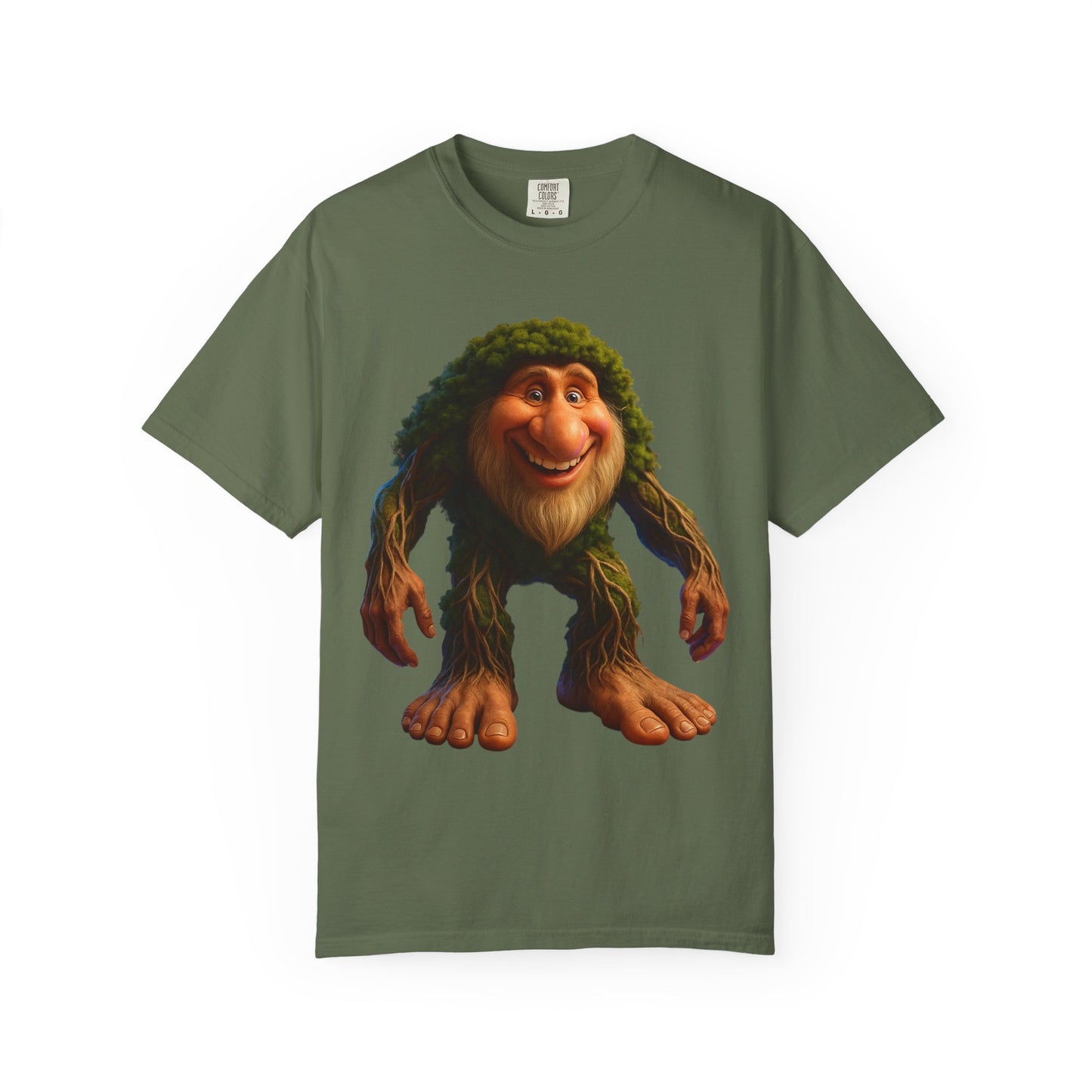 Whimsical Bigfoot T-Shirt, Funny Nature Tee, Sasquatch Gift, Outdoorsy Apparel, Unisex Graphic Shirt