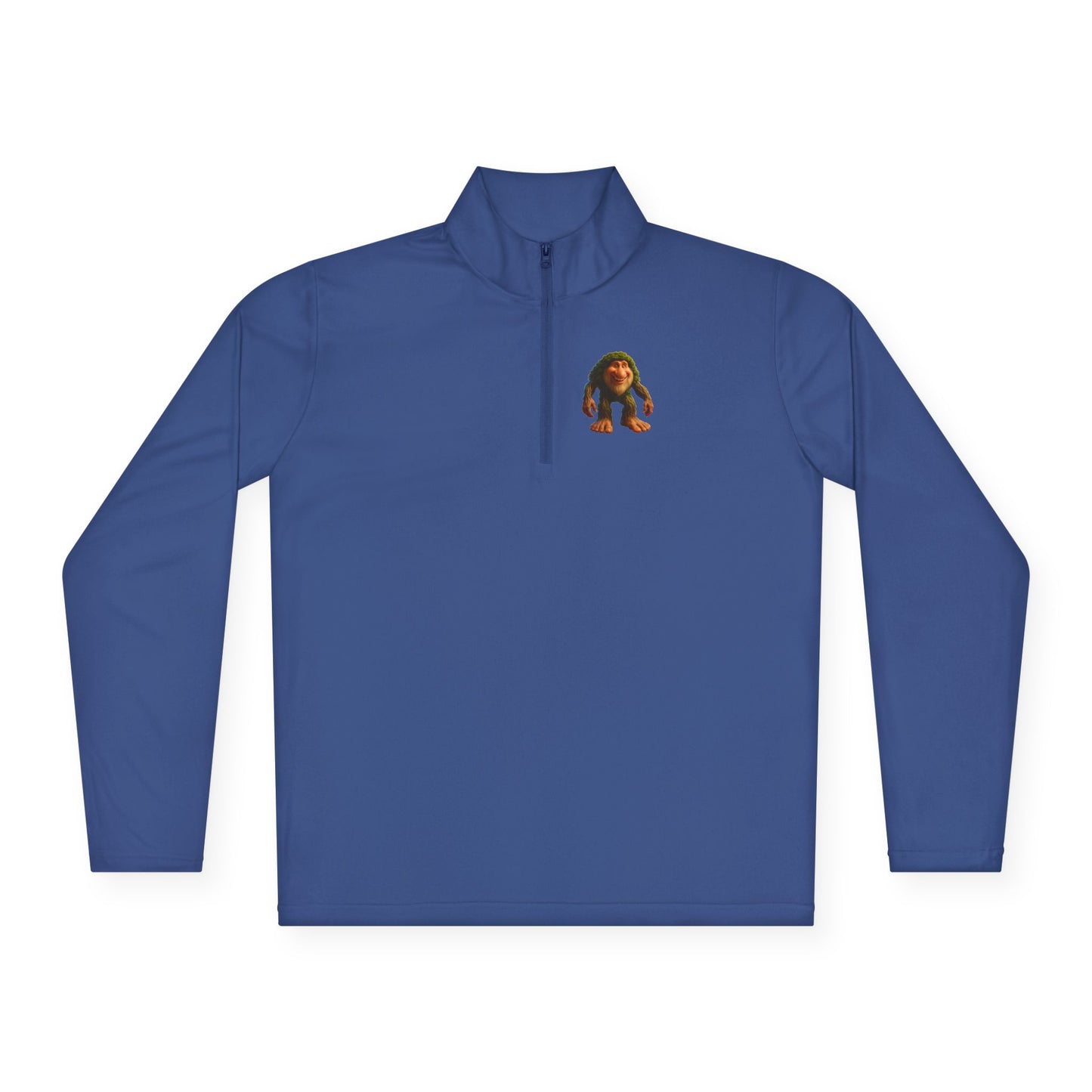Cozy Cartoon Quarter-Zip Pullover for Retro Gaming Fans, Unisex Pullover, Great for Cold Days, Unique Gift, Cartoon Apparel
