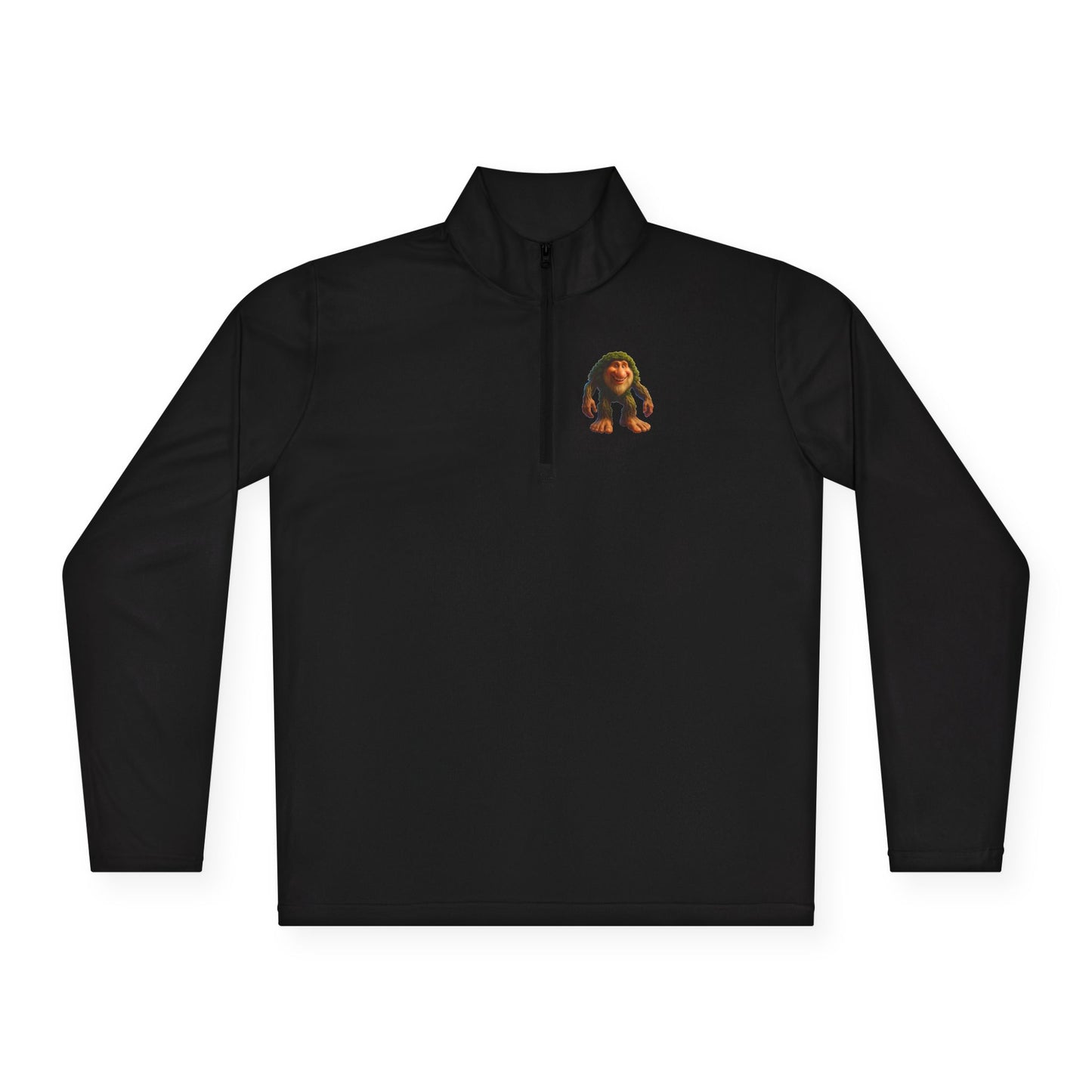 Cozy Cartoon Quarter-Zip Pullover for Retro Gaming Fans, Unisex Pullover, Great for Cold Days, Unique Gift, Cartoon Apparel