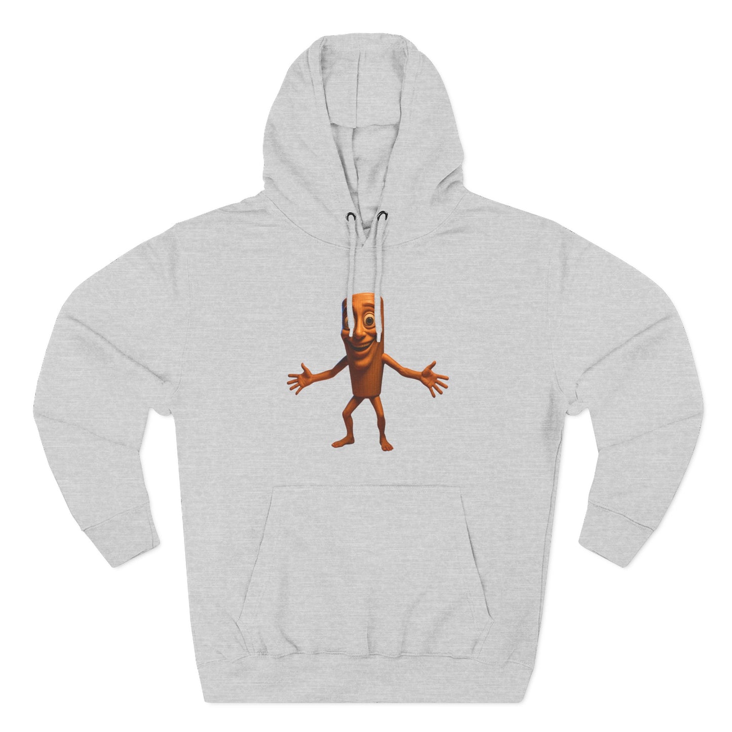 Three-Panel Fleece Hoodie