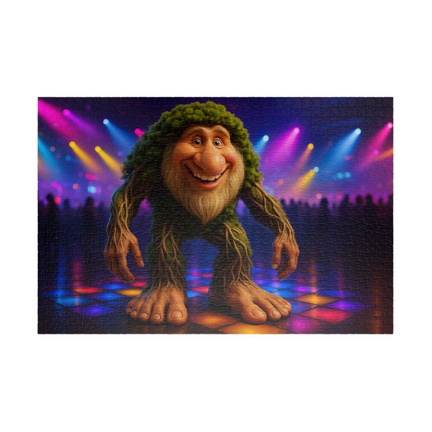 Dance Floor Monster Puzzle - Fun Family Activity, Gift Idea for Kids, Unique Home Décor, Game Night Essential, 252-Piece Challenge