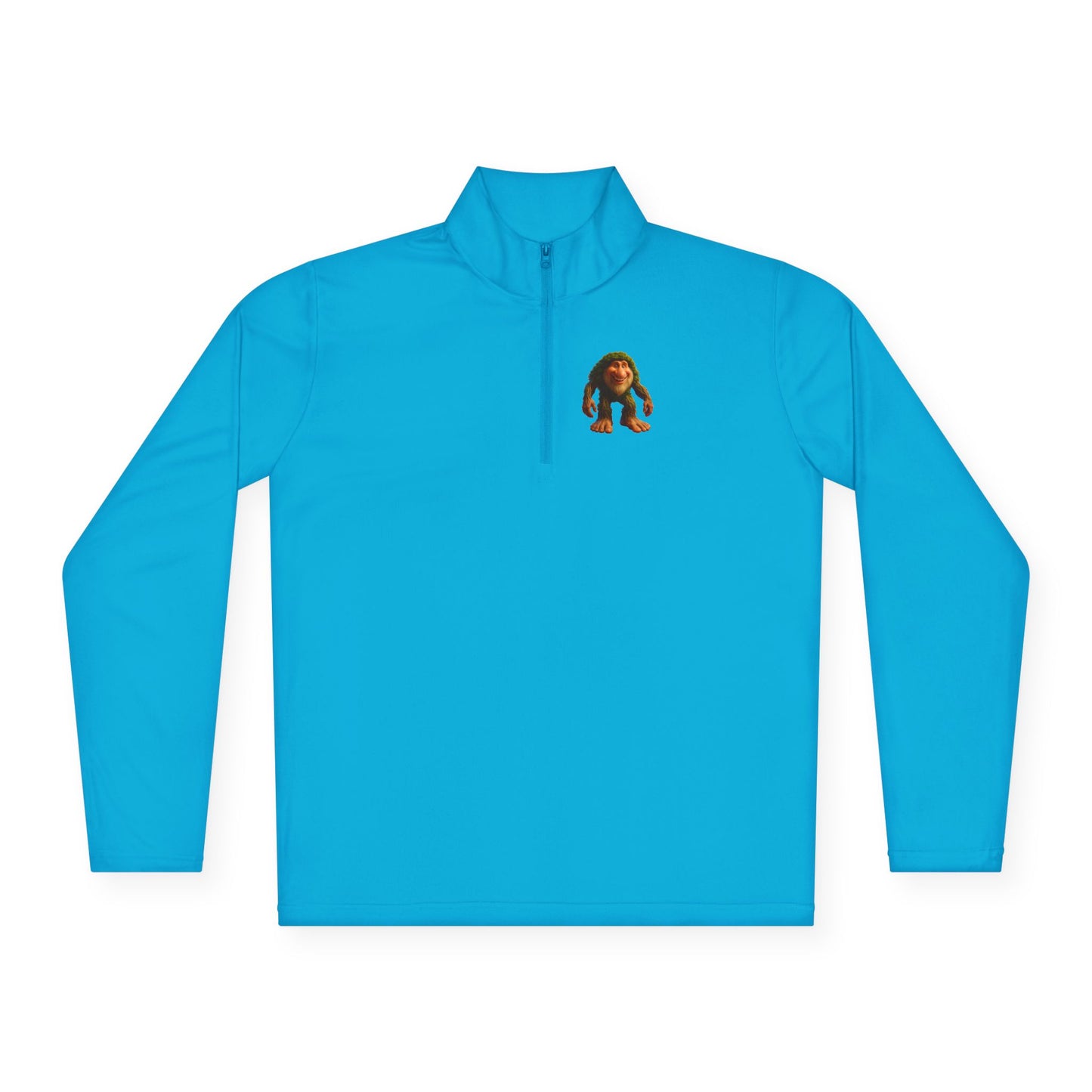 Cozy Cartoon Quarter-Zip Pullover for Retro Gaming Fans, Unisex Pullover, Great for Cold Days, Unique Gift, Cartoon Apparel