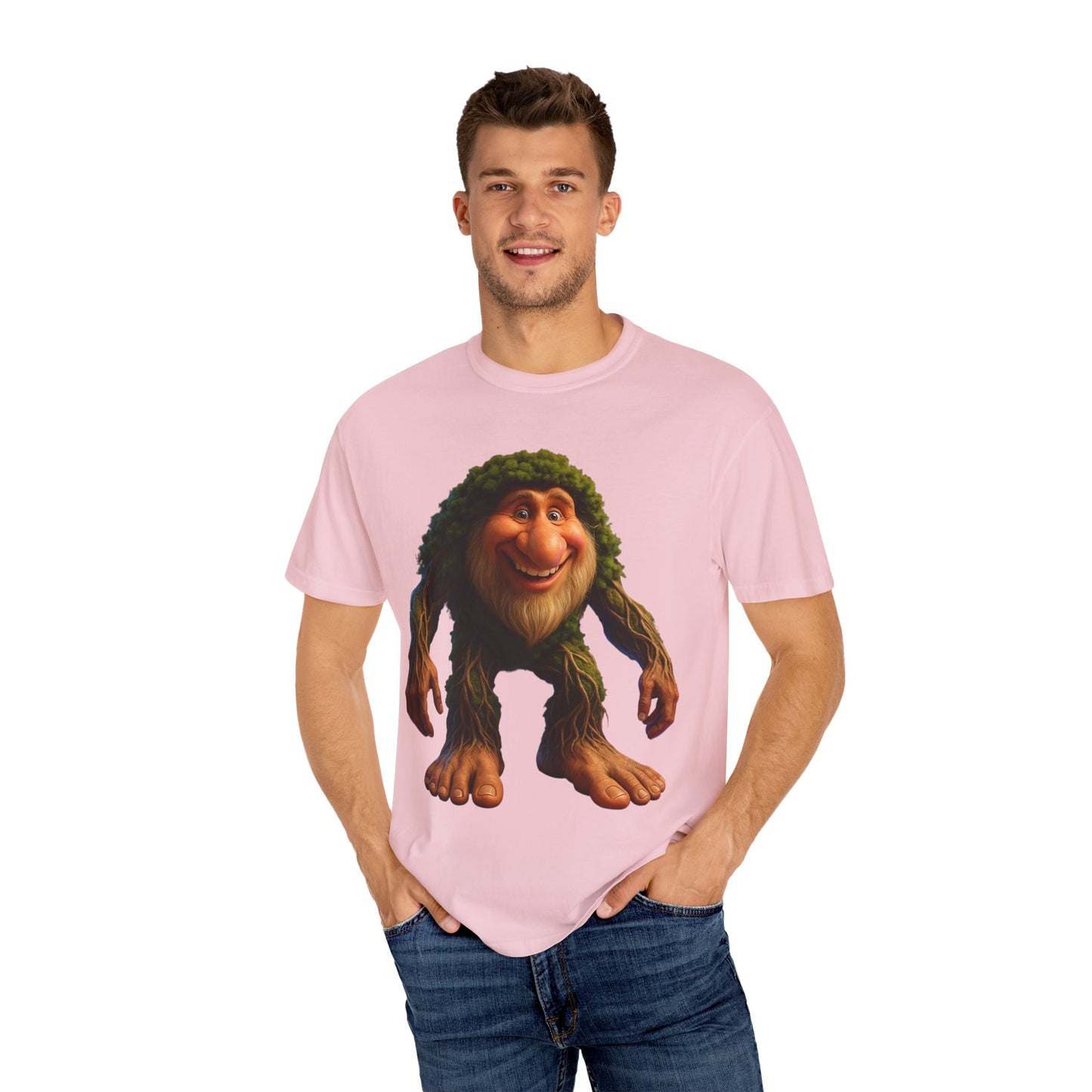 Whimsical Bigfoot T-Shirt, Funny Nature Tee, Sasquatch Gift, Outdoorsy Apparel, Unisex Graphic Shirt