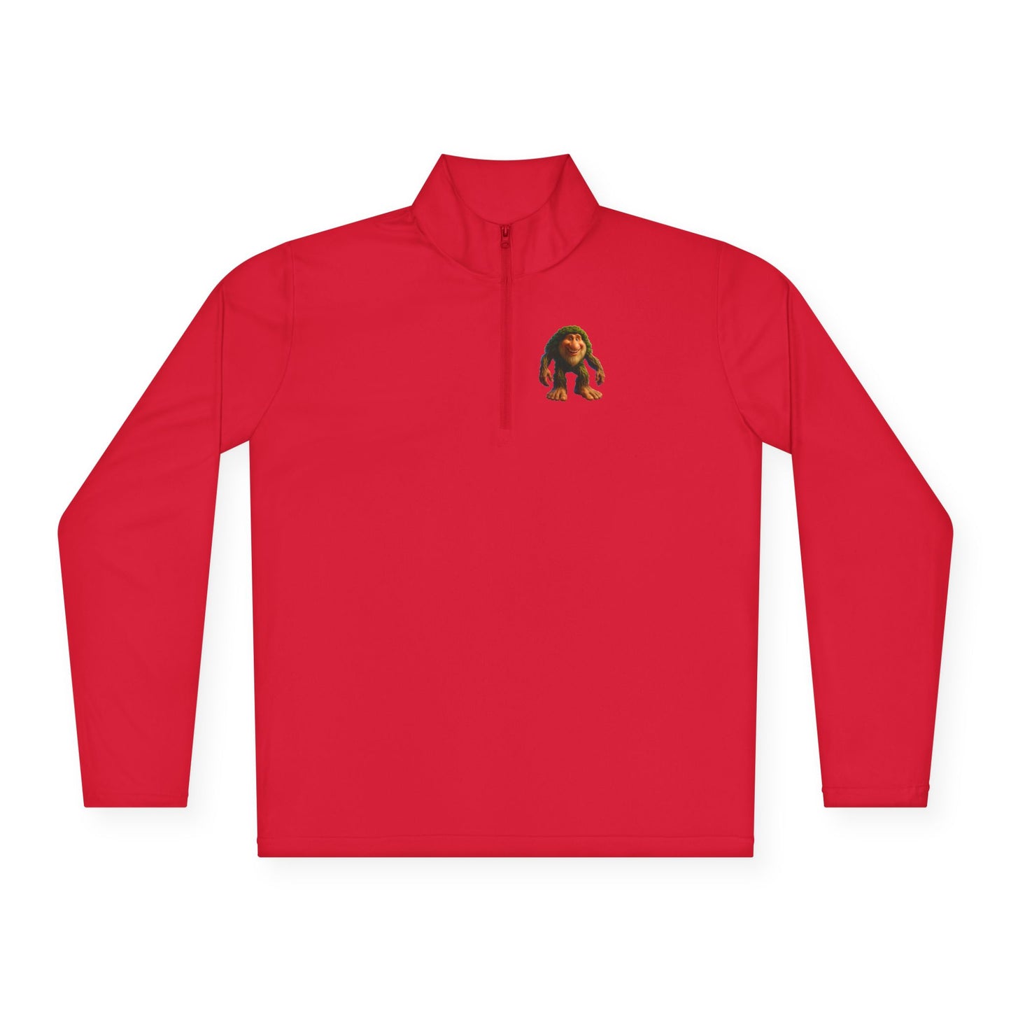 Cozy Cartoon Quarter-Zip Pullover for Retro Gaming Fans, Unisex Pullover, Great for Cold Days, Unique Gift, Cartoon Apparel