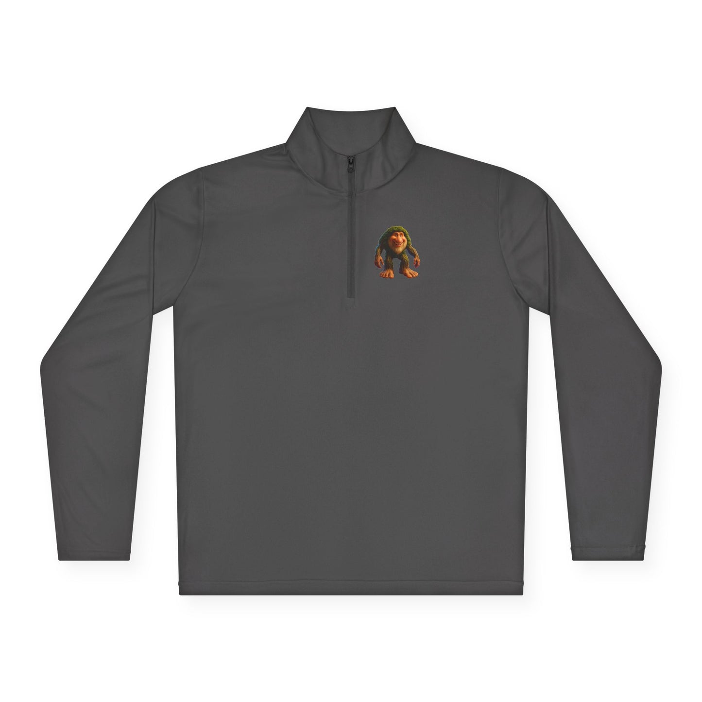 Cozy Cartoon Quarter-Zip Pullover for Retro Gaming Fans, Unisex Pullover, Great for Cold Days, Unique Gift, Cartoon Apparel