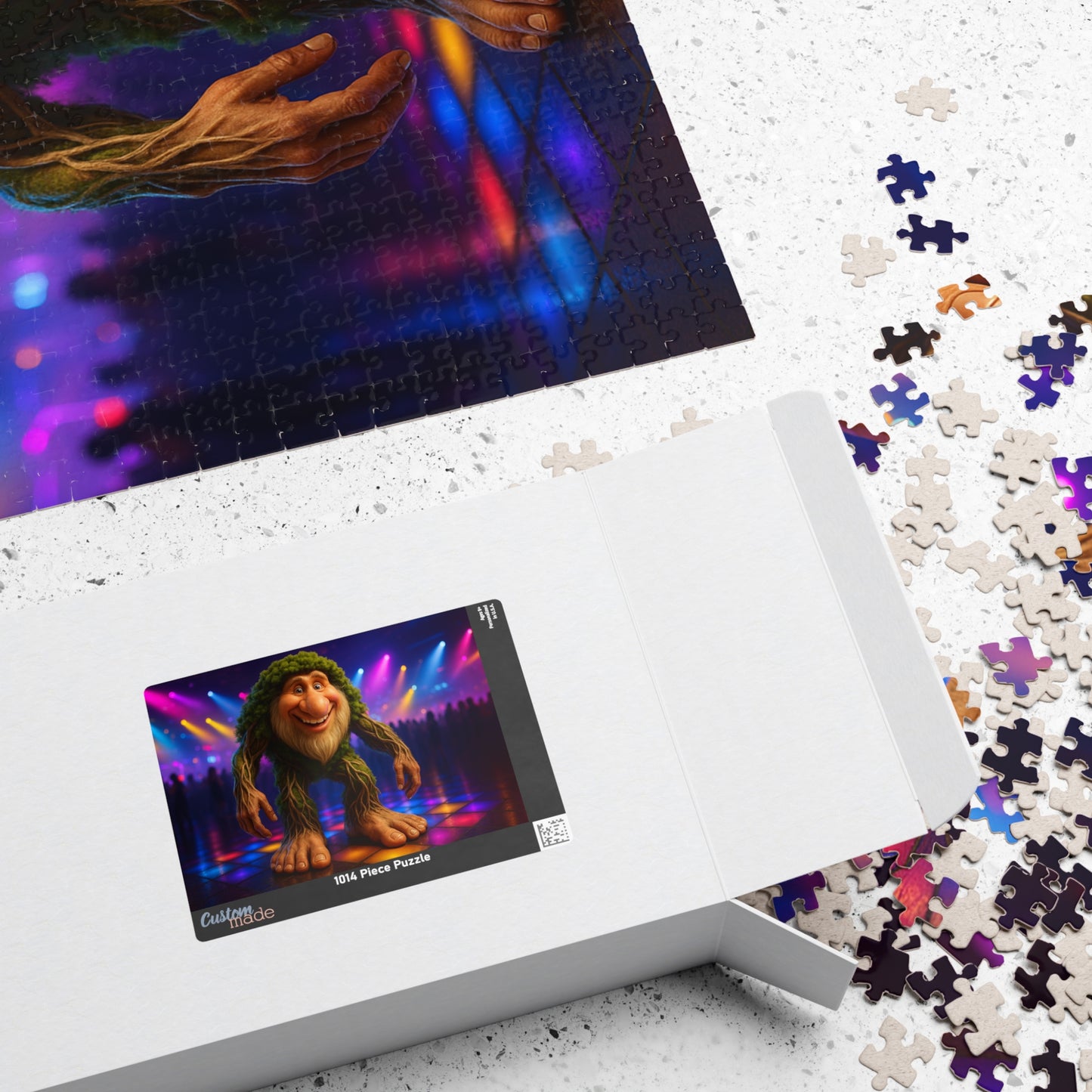 Dance Floor Monster Puzzle - Fun Family Activity, Gift Idea for Kids, Unique Home Décor, Game Night Essential, 252-Piece Challenge