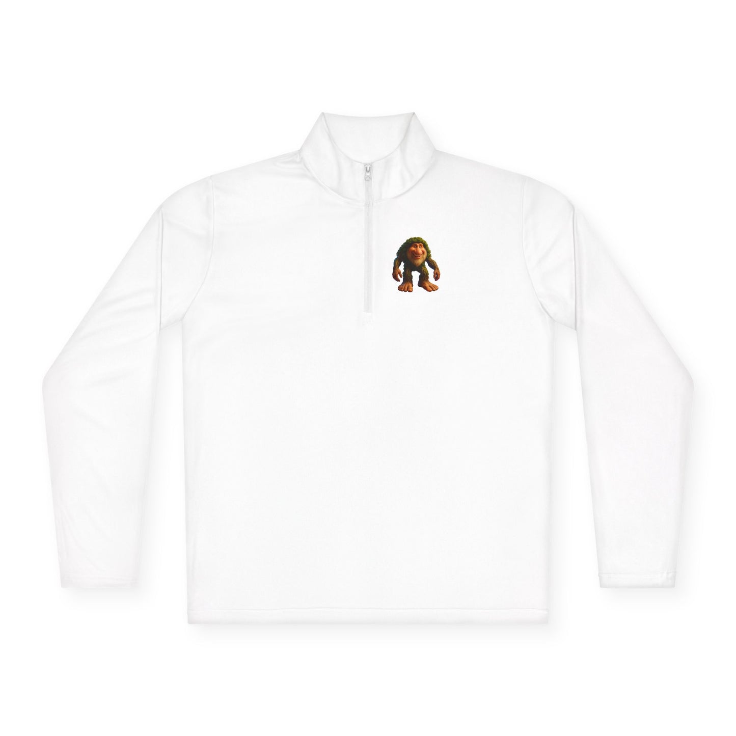 Cozy Cartoon Quarter-Zip Pullover for Retro Gaming Fans, Unisex Pullover, Great for Cold Days, Unique Gift, Cartoon Apparel